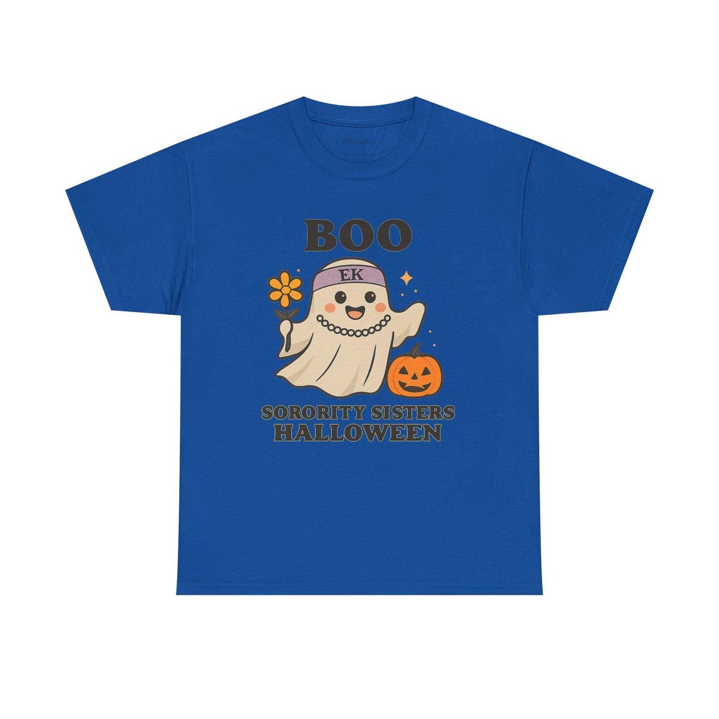 Boo Halloween Sorority Tee, Unisex T-Shirt, Spooky Season Top, Funny Halloween Shirt, Sorority Sisters Gift