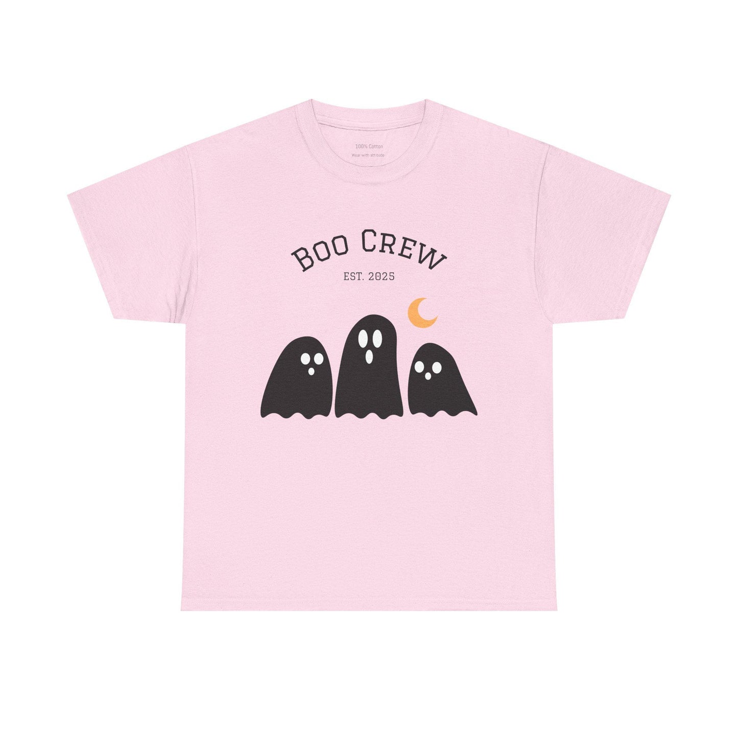 Boo Crew Halloween Tee: Spooky Ghost Cotton Unisex Shirt