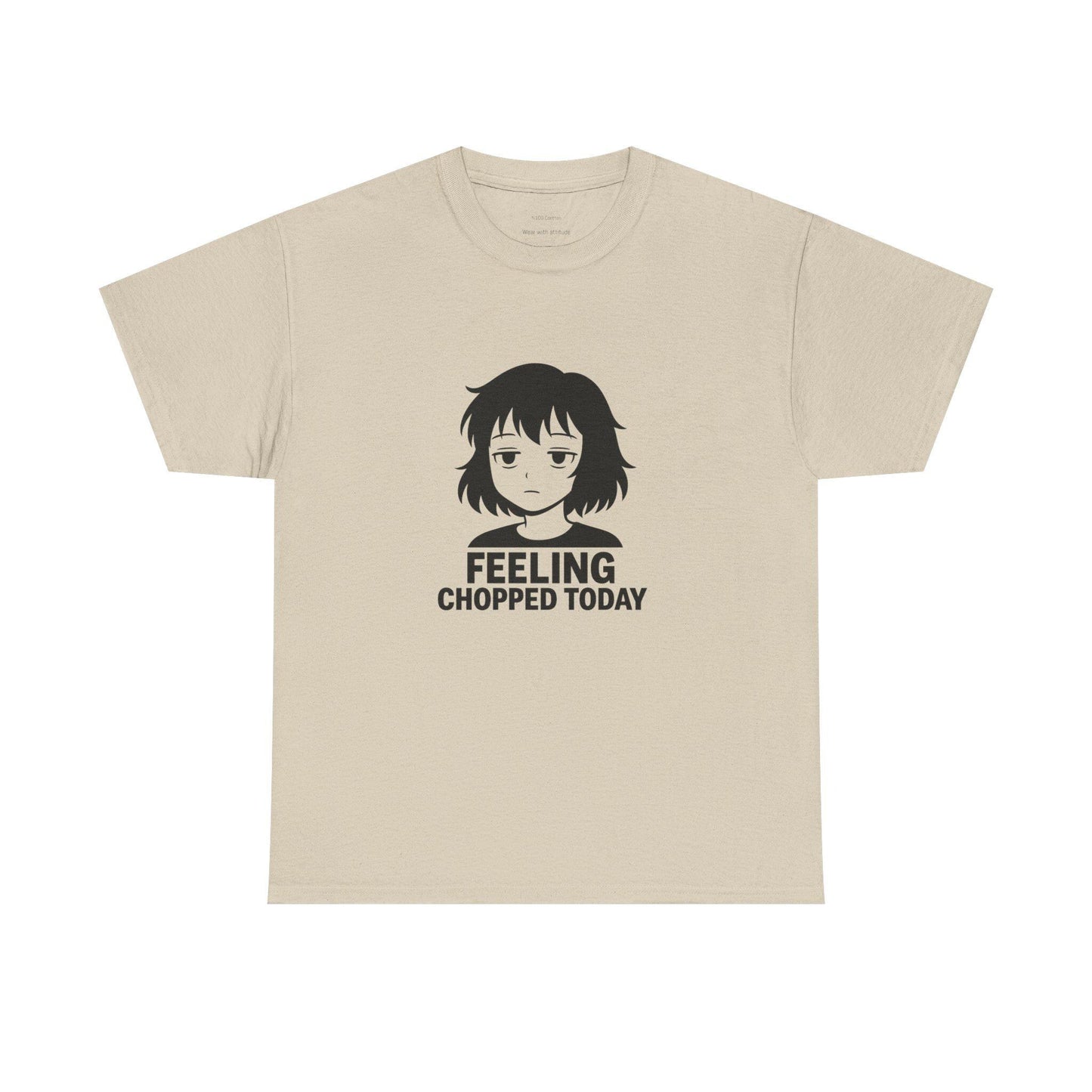 Feeling Chopped Today Graphic Tee: Unisex Heavy Cotton Humor Shirt