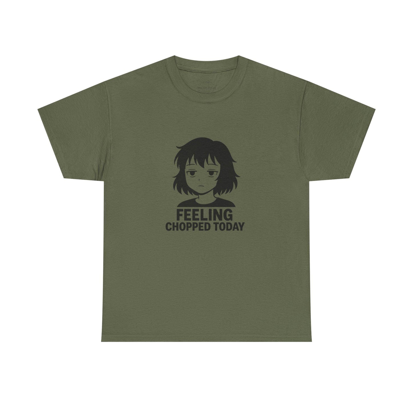 Feeling Chopped Today Graphic Tee: Unisex Heavy Cotton Humor Shirt