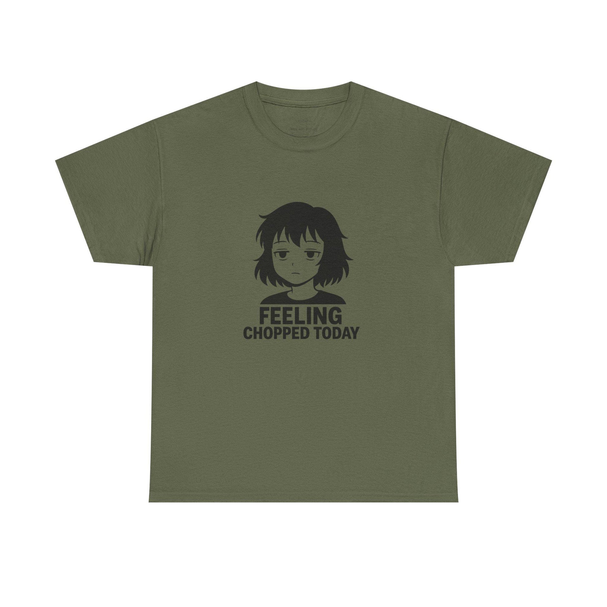 Feeling Chopped Today Graphic Tee: Unisex Heavy Cotton Humor Shirt