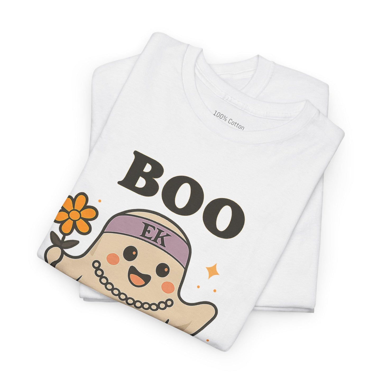 Boo Halloween Sorority Tee, Unisex T-Shirt, Spooky Season Top, Funny Halloween Shirt, Sorority Sisters Gift