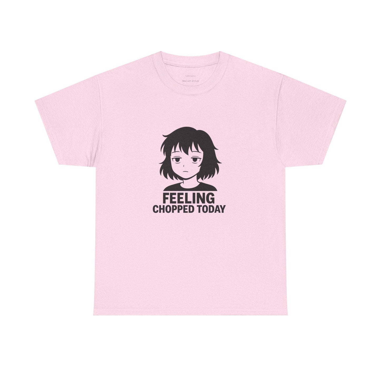 Feeling Chopped Today Graphic Tee: Unisex Heavy Cotton Humor Shirt
