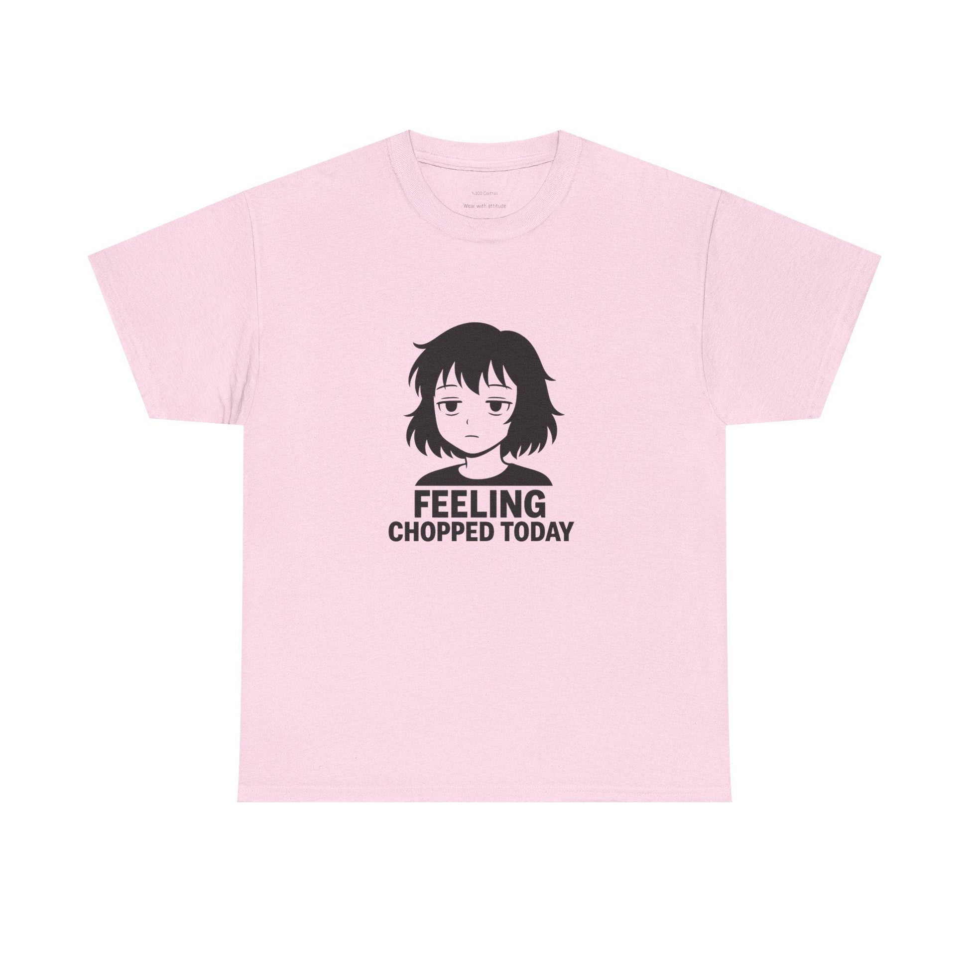 Feeling Chopped Today Graphic Tee: Unisex Heavy Cotton Humor Shirt