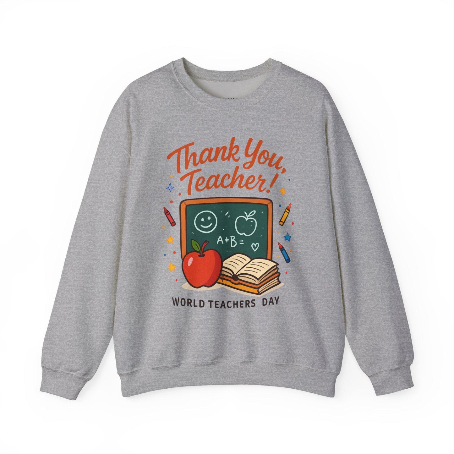 Teacher Appreciation Sweatshirt – Unisex Crewneck, Cozy Thank You Teacher Gift
