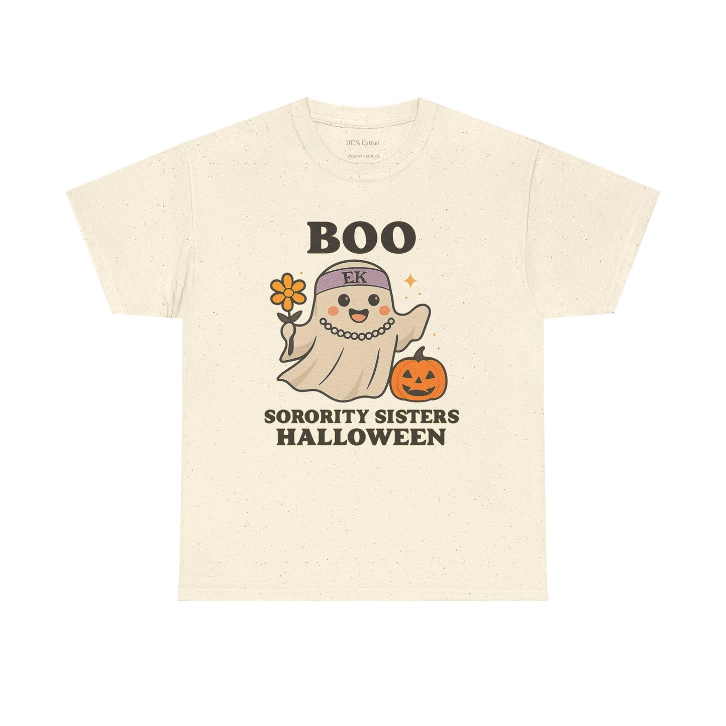 Boo Halloween Sorority Tee, Unisex T-Shirt, Spooky Season Top, Funny Halloween Shirt, Sorority Sisters Gift
