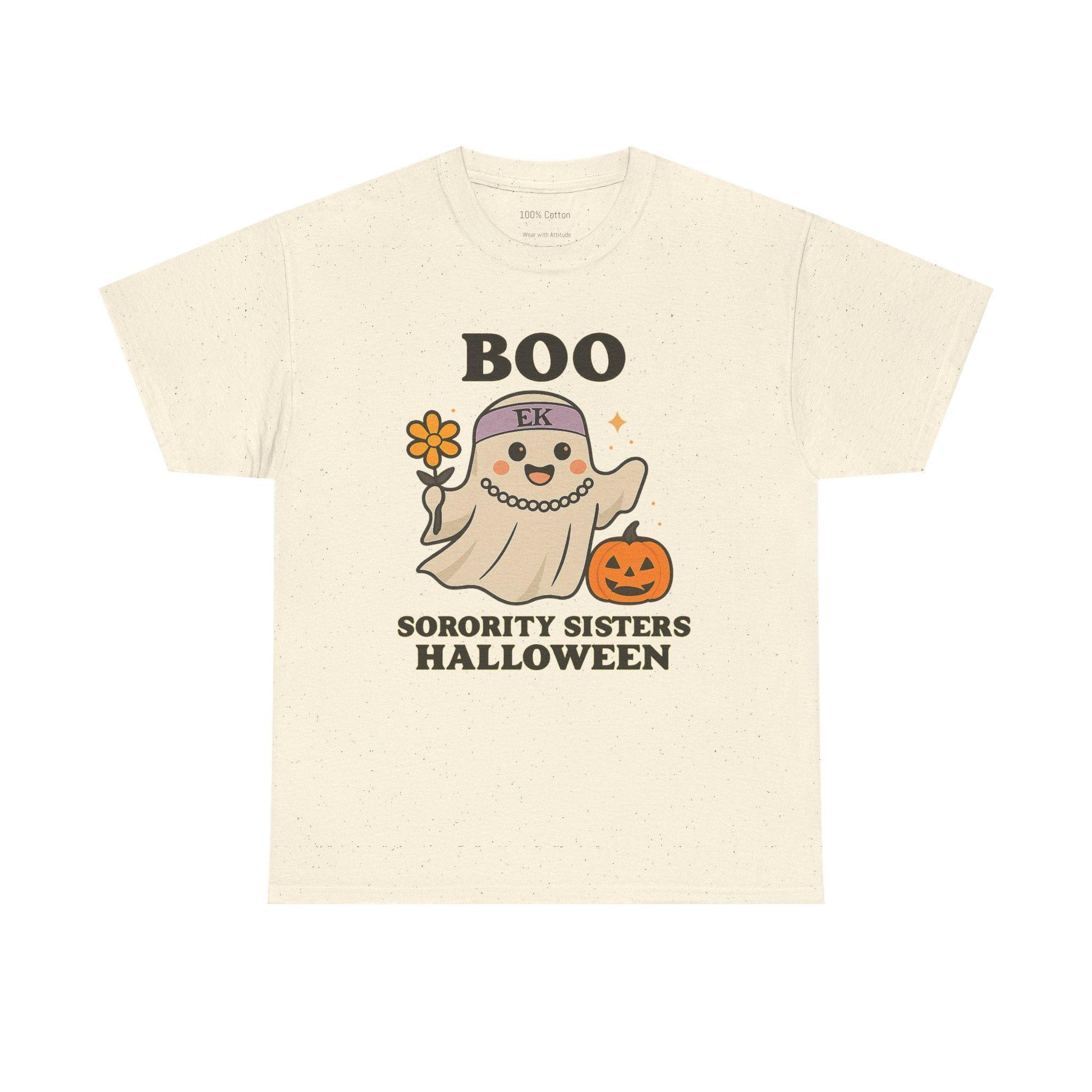 Boo Halloween Sorority Tee, Unisex T-Shirt, Spooky Season Top, Funny Halloween Shirt, Sorority Sisters Gift