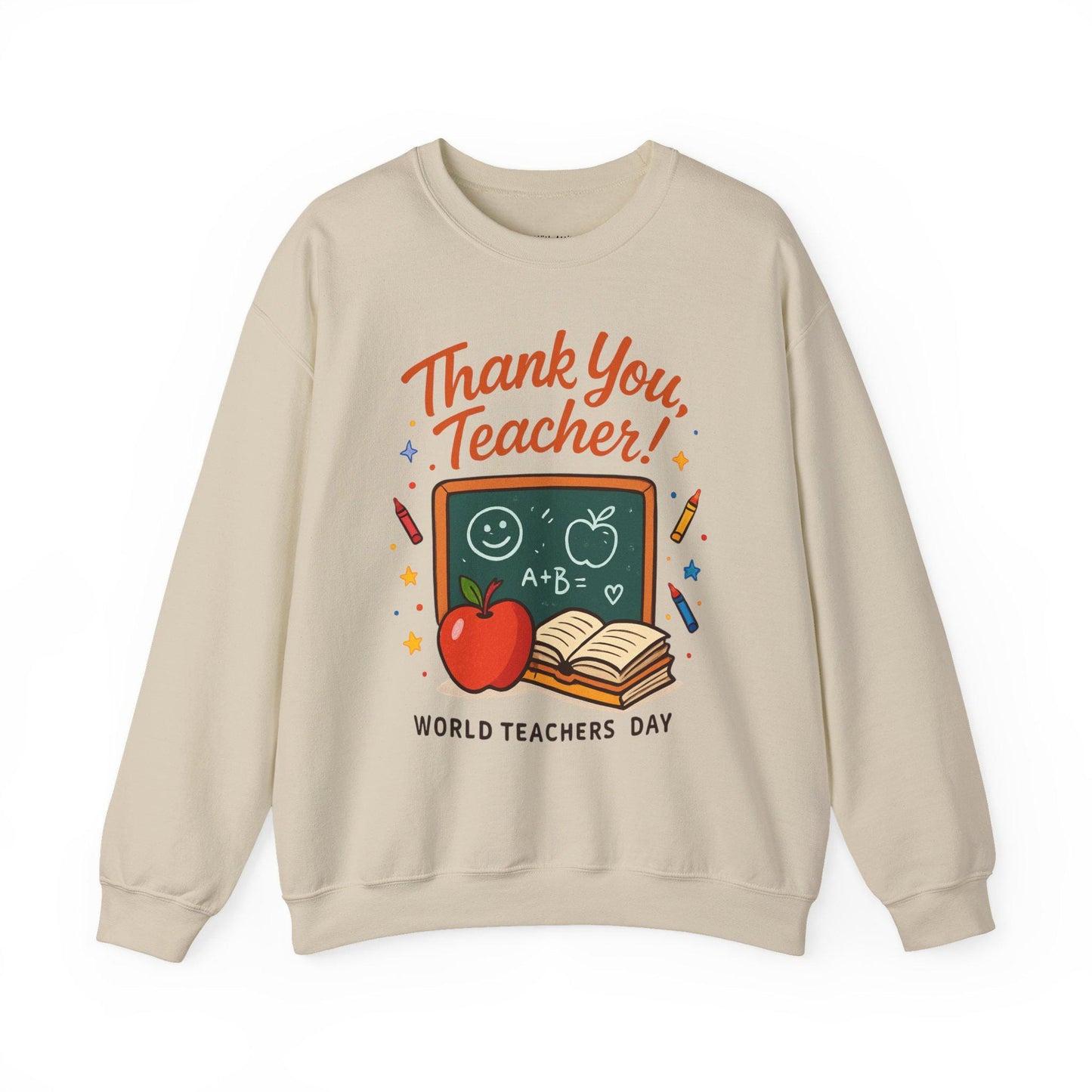 Teacher Appreciation Sweatshirt – Unisex Crewneck, Cozy Thank You Teacher Gift