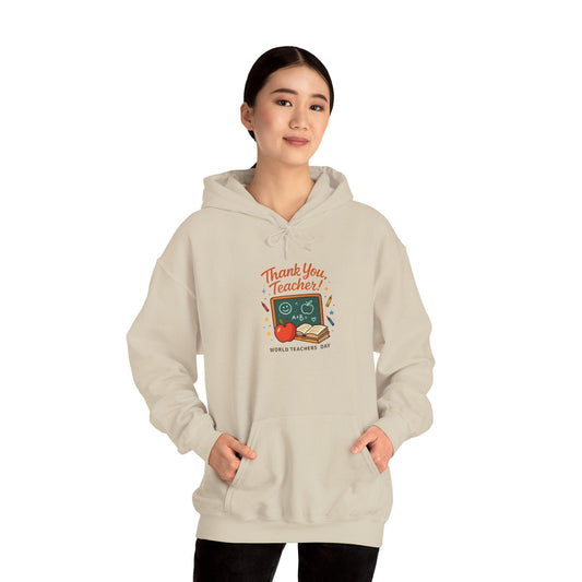 Teacher Appreciation Hoodie – Unisex Heavy Blend, Cozy Thank You Teacher Gift