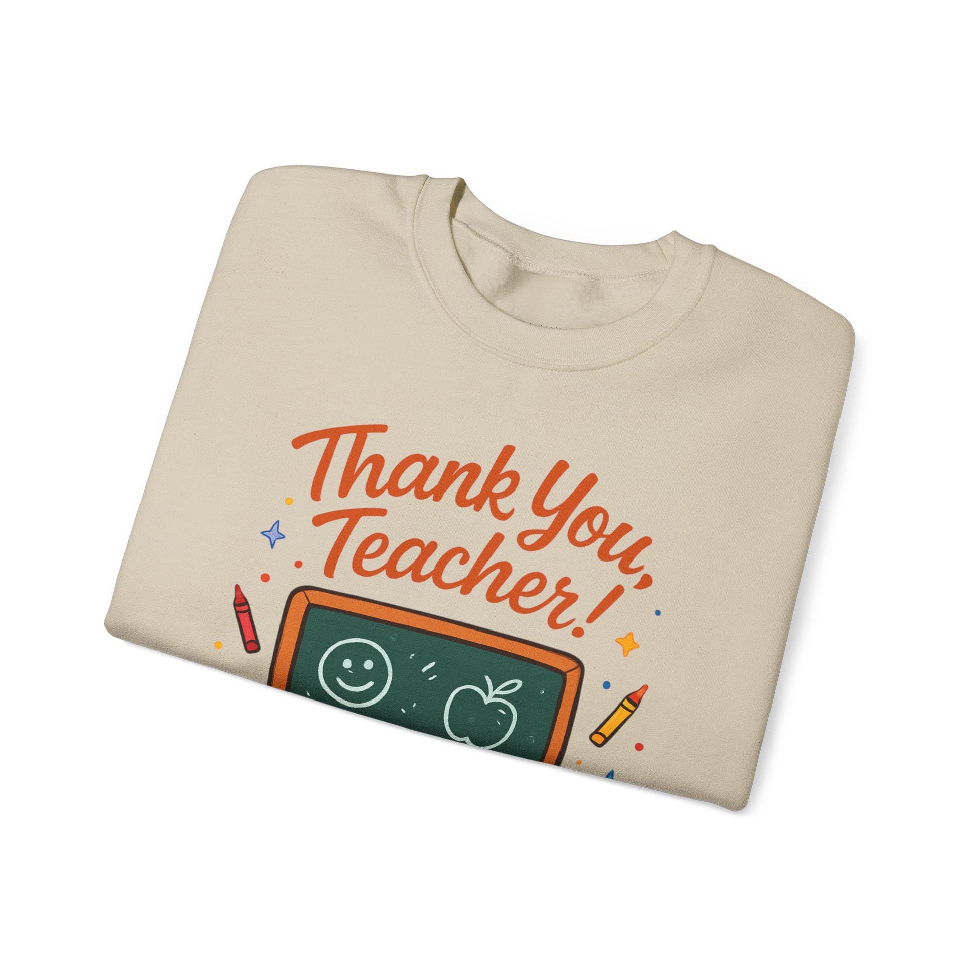 Teacher Appreciation Sweatshirt – Unisex Crewneck, Cozy Thank You Teacher Gift